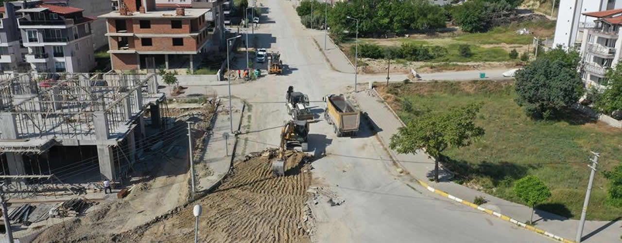 Denizli Merkezefendi Belediyesi Yola Kalite Getiriyor