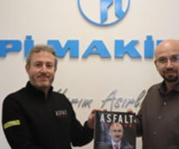 Sektörün Köklü Markası Pi Makina, Asfalt Türkiye'yi Ağırladı